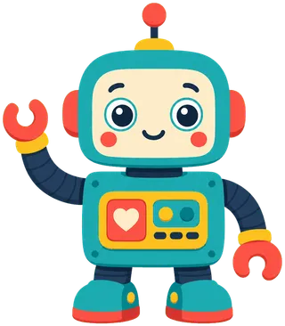 Wob the robot waving